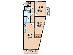 フェアモント２１の物件間取画像